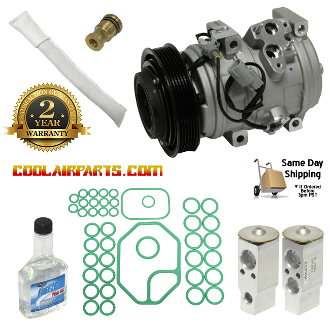 RX300 V6 3.0L Condenser Replacement A/C Condenser With Receiver Drier & Bracket For 1999-2003 Lexus RX300 V6 3.0L - Complete Assembly Direct Fit A/C Condenser